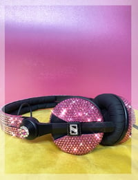 Image 1 of Custom Crystal Sennheiser HD 25 Headphones