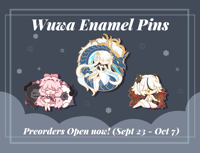 [PREORDER] LIMITED Wuthering Waves Camellya, Jinhsi, Encore Enamel Pins