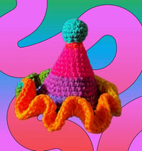 Full Size Mini Clown Hat: Groovy Variant