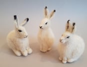 Image of Festive Felt Arctic Fox and Arctic Hare