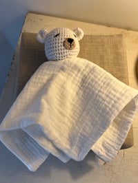 Image 1 of Crochet Bear Baby Towel