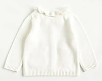 Image 3 of Children Cotton Knitted Sweaters Rabbit Embroidery