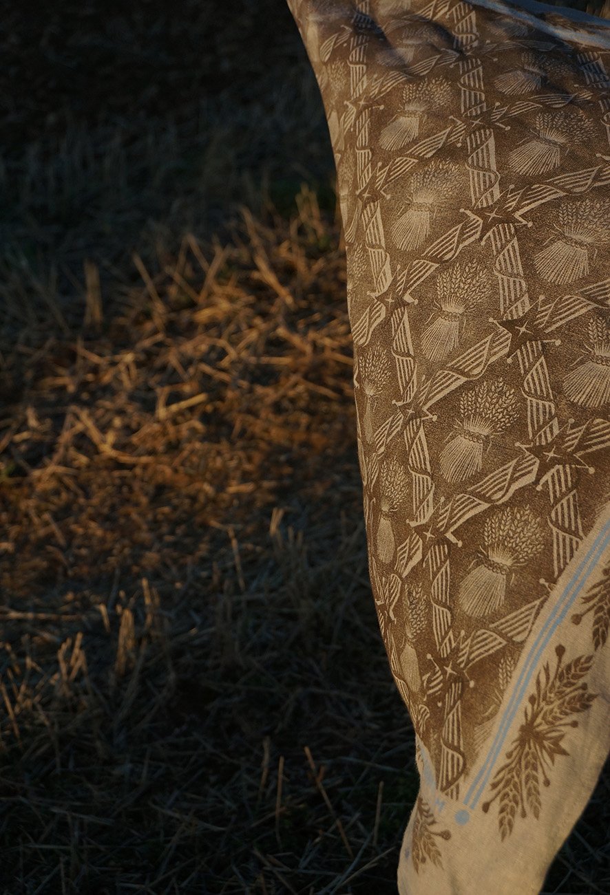 Image of Harvest Festival Scarf - Flax + Peat