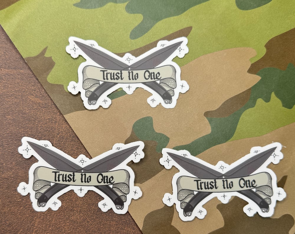 Image of Trust No One Sticker