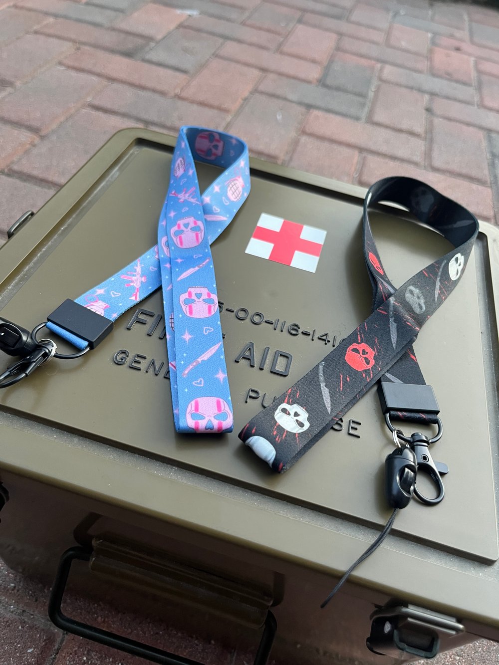 Image of Baby Girl Skull Lanyard