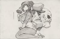 BISON SAGAT CHUN LI ORIGINAL ART SIGNED