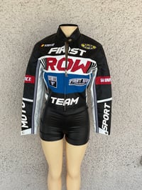 Image 1 of Black motorcycle jacket