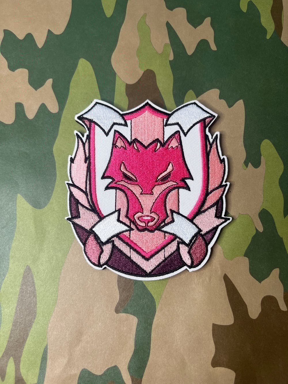 Image of Girly Pop Wolf Moral Patch