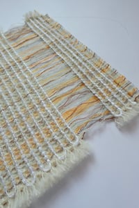 Image 4 of woven wall hanging | silk & mohair textile artwork no.1