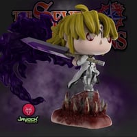 Image 2 of  DARK TRAITOR MELIODAS THE SEVEN DEADLY SINS CUSTOM FUNKO POP