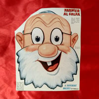 Image 1 of Farmer Al Falfa (Mighty Mouse Playhouse) - Post Sugar Crisp Cereal mask (1957) - backside