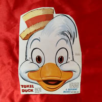 Image 1 of Yokel Duck (Mighty Mouse Playhouse) - Post Sugar Crisp Cereal mask (1957) - backside