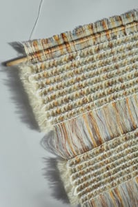 Image 4 of WOVEN WALL HANGING | SILK & MOHAIR TEXTILE ARTWORK no.2