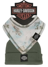 HD Bandana Bib and Beanie Set