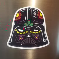 Image 1 of Vader Calavera Mask 3" Magnet 