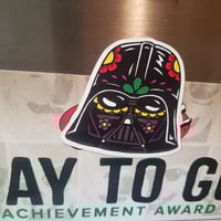 Image 2 of Vader Calavera Mask 3" Magnet 