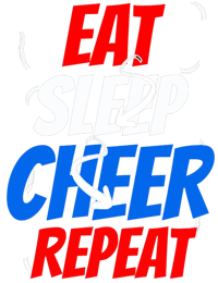 Image 2 of Eat, Sleep, Cheer, Repeat T-Shirt