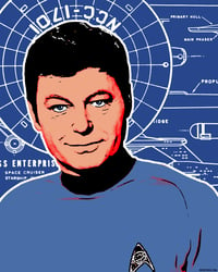 Star Trek Dr Bones McCoy Digital Print