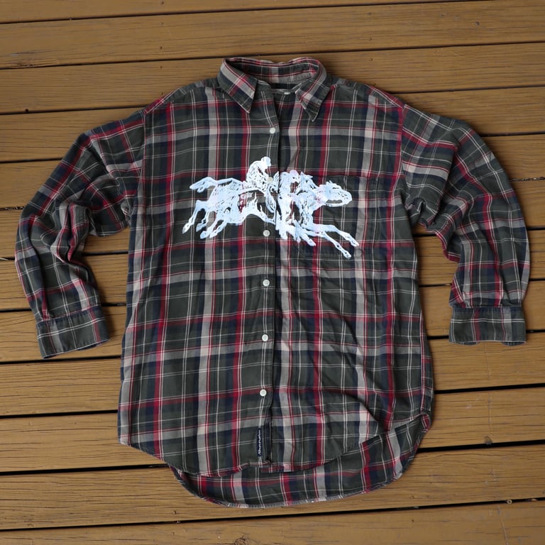 Horse Button Up