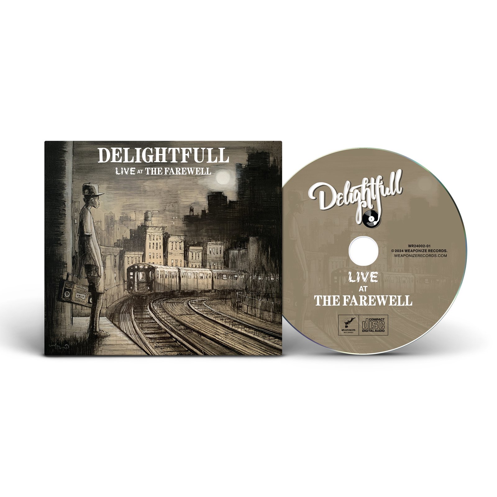 LIVE AT THE FAREWELL BY DELIGHTFUL (LIMITED CD) | Weaponize Records
