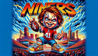 Image 1 of CHUCKY 49ers [MULTIPLE DESIGNS]