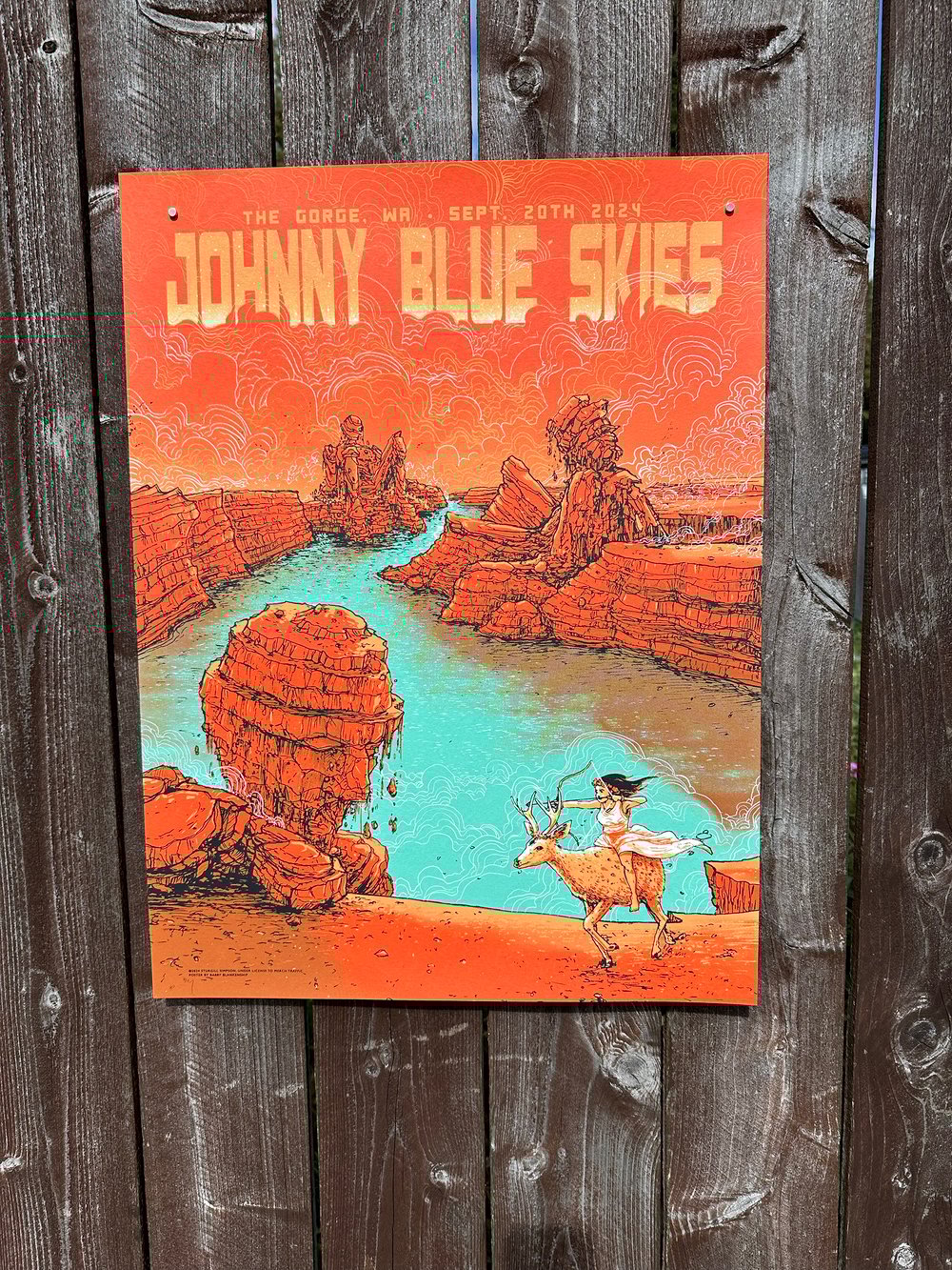 Johnny Blue Skies The Gorge 2024