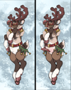 "Cupid" the Caribou Dakimakura