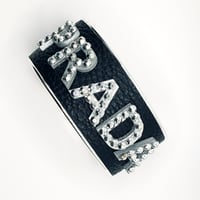 Image 3 of PRADA INSPIRED LETTER CUFF BRACELET
