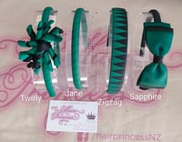 Image 1 of Black & Hunter Green