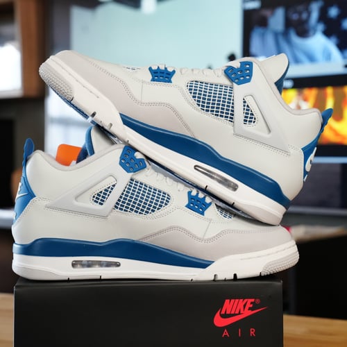 Image of Air Jordan 4 Military Blue