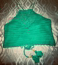 Image 4 of Kelly Green Crochet Set