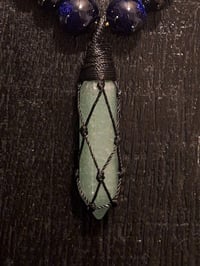 Image 2 of Green crystal necklace