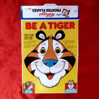 Image 1 of Tony the Tiger - Kelloggs Frosted Flakes mask (1990) - backside