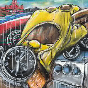 THE GREAT ESCAPE ORIGINAL ARTWORK ON CANVAS