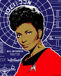 Star Trek Lt Uhura Pop Art Print 