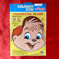 Image 1 of Alvin (Alvin and the Chipmunks) - Kelloggs Rice Krispies mask (1990) - backside