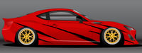 Image 2 of Full Vehicle Vinyl Set - Slashes V1