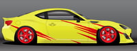 Image 3 of Full Vehicle Vinyl Set - Slashes V1