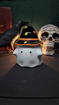 Image 2 of Ghost Mug With Witch Hat 3 Colour Options