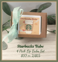 Image 2 of "Starbucks Babe" Inspired Lip Balm Gift Set 