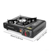 MSL Portable Dual Fuel Camping Stove - Propane or Butane with Auto Ignition
