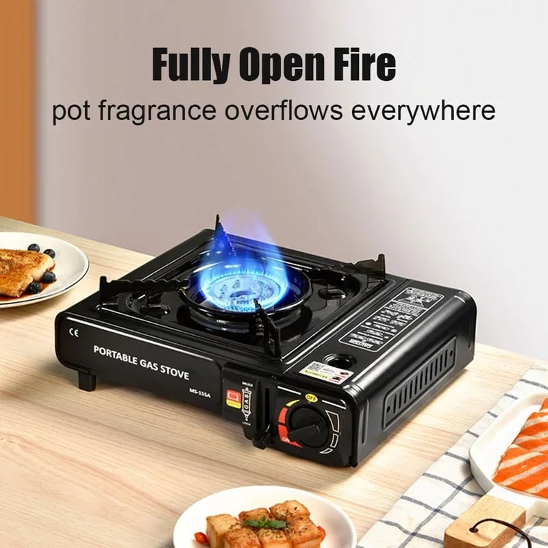 MSL Portable Dual Fuel Camping Stove - Propane or Butane with Auto Ignition