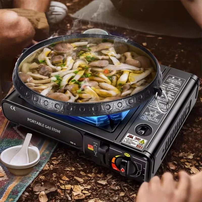 MSL Portable Dual Fuel Camping Stove - Propane or Butane with Auto Ignition