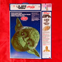 Image 1 of Yoda (Star Wars) - Kelloggs C-3PO's Cereal mask (1984) - complete cereal box