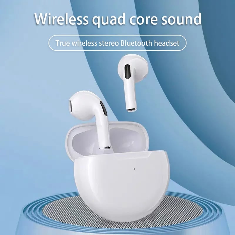 HydraSound Pro 6: Premium Wireless Hi-Fi Earbuds with Deep Bass & Noise Cancellation