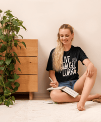 Image 5 of Live, Laugh, Lurk Tee