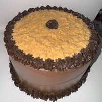 Image 1 of Large size Classic German Chocolate cake 8x4"/fake food/fakecake/artificial cake/artificial cake/...