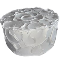 Image 1 of 8” Round and 4” TALL, fake food, Creamy Classic Swirl VANILLA CAKE