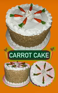 Image 2 of Medium size Fake Food/Iced Carrot Cake/ fake food/ fake cake/carrots/photo prop/prop cake/home st...