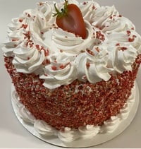 Image 3 of Medium size,Fake Food Strawberry Shortcake 6x6” (ON SALE!)
